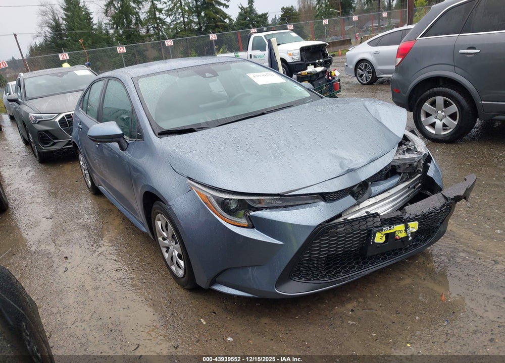 2022 TOYOTA COROLLA LE VIN: 5YFEPMAE6NP354086