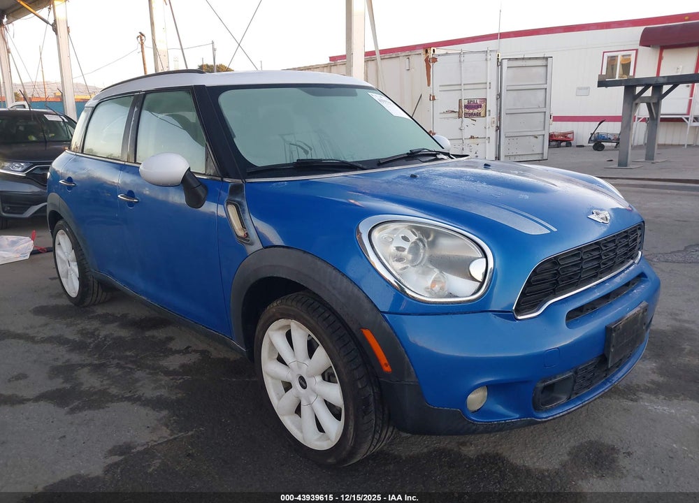 2012 MINI COOPER S COUNTRYMAN VIN: WMWZC3C54CWL86587