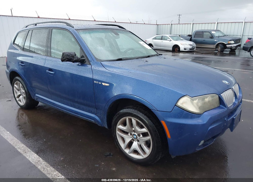 2008 BMW X3 3.0SI VIN: WBXPC93468WJ05419