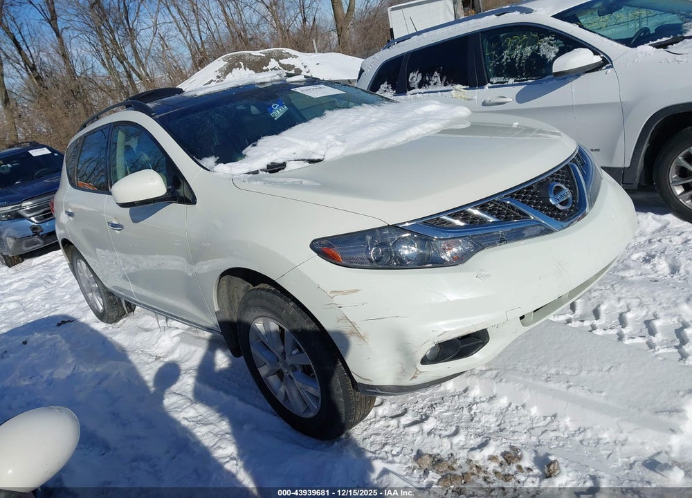 2011 NISSAN MURANO SL VIN: JN8AZ1MWXBW185838
