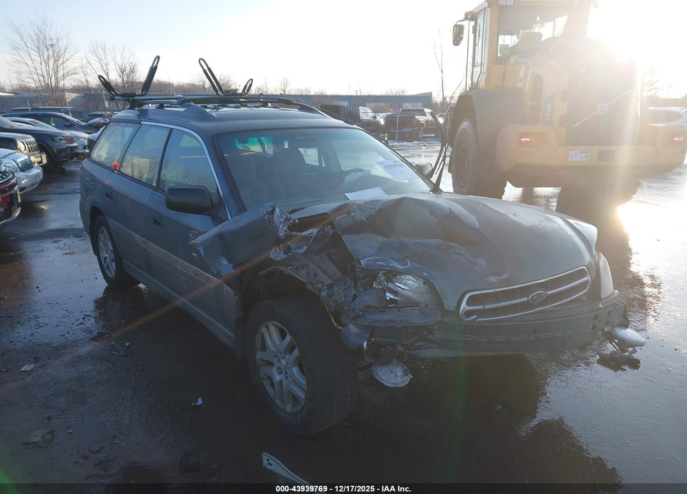 2001 SUBARU OUTBACK VIN: 4S3BH665016608994