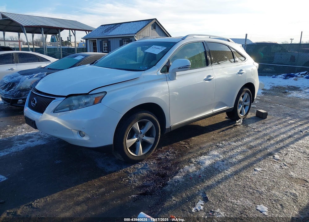 2011 LEXUS RX 350 VIN: 2T2BK1BA9BC118552