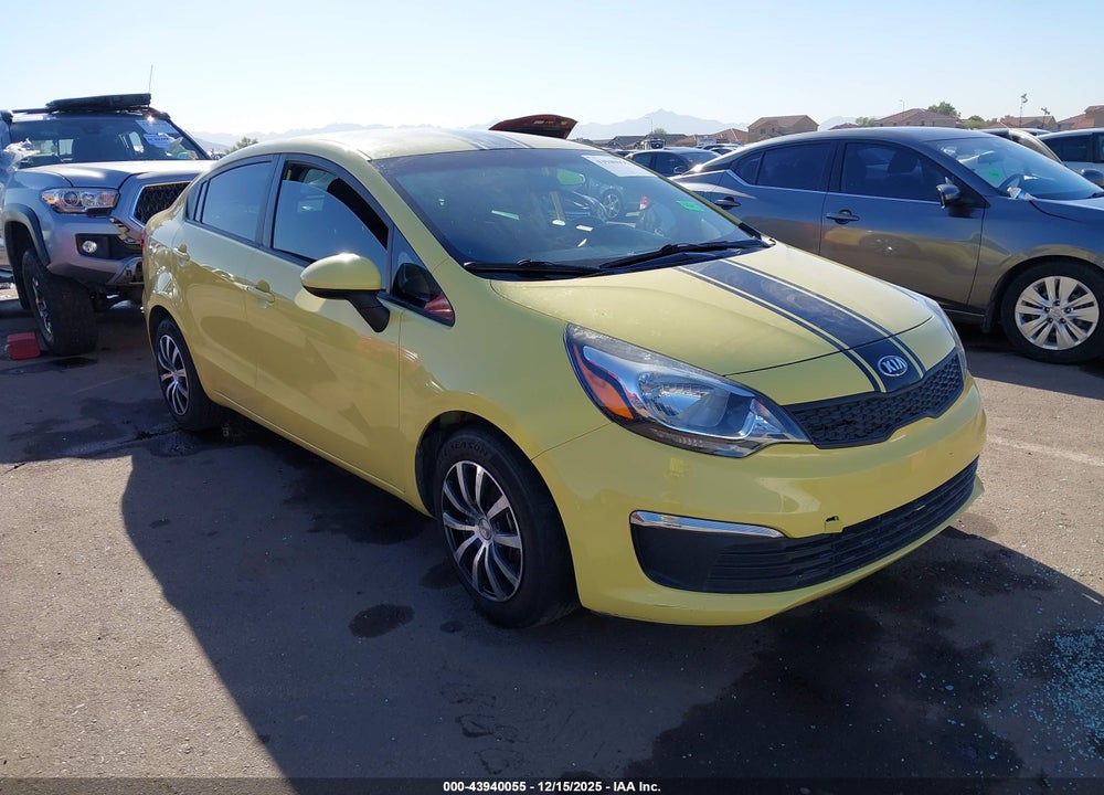2016 KIA RIO LX VIN: KNADM4A30G6590551