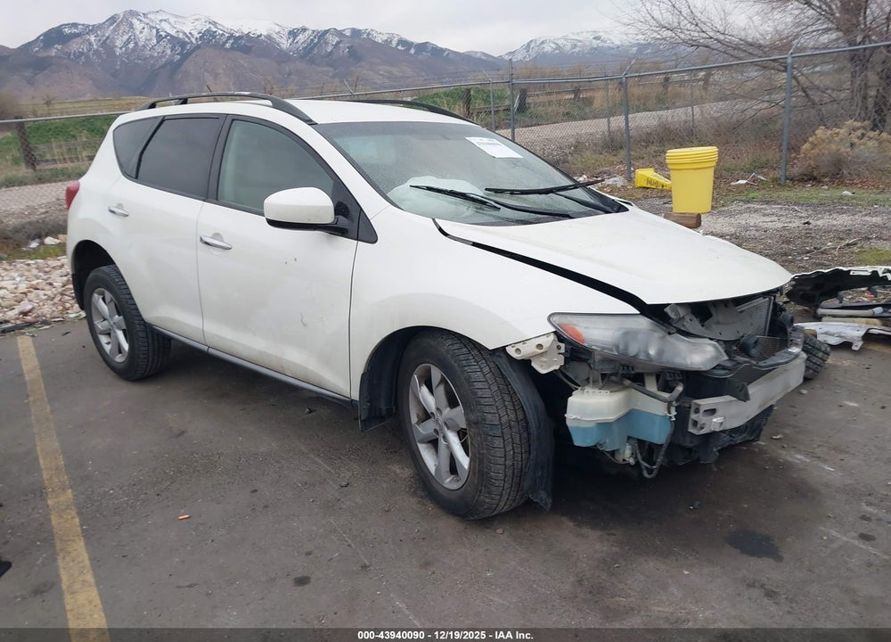 2009 NISSAN MURANO S VIN: JN8AZ18W49W135182