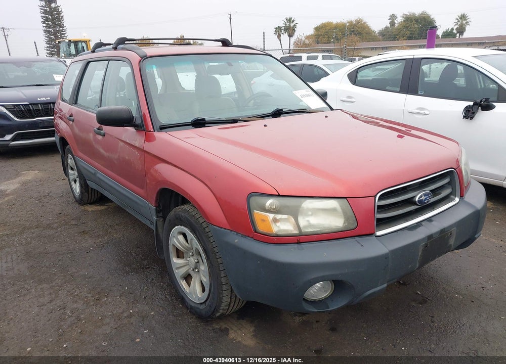 2005 SUBARU FORESTER 2.5X VIN: JF1SG63695H707619