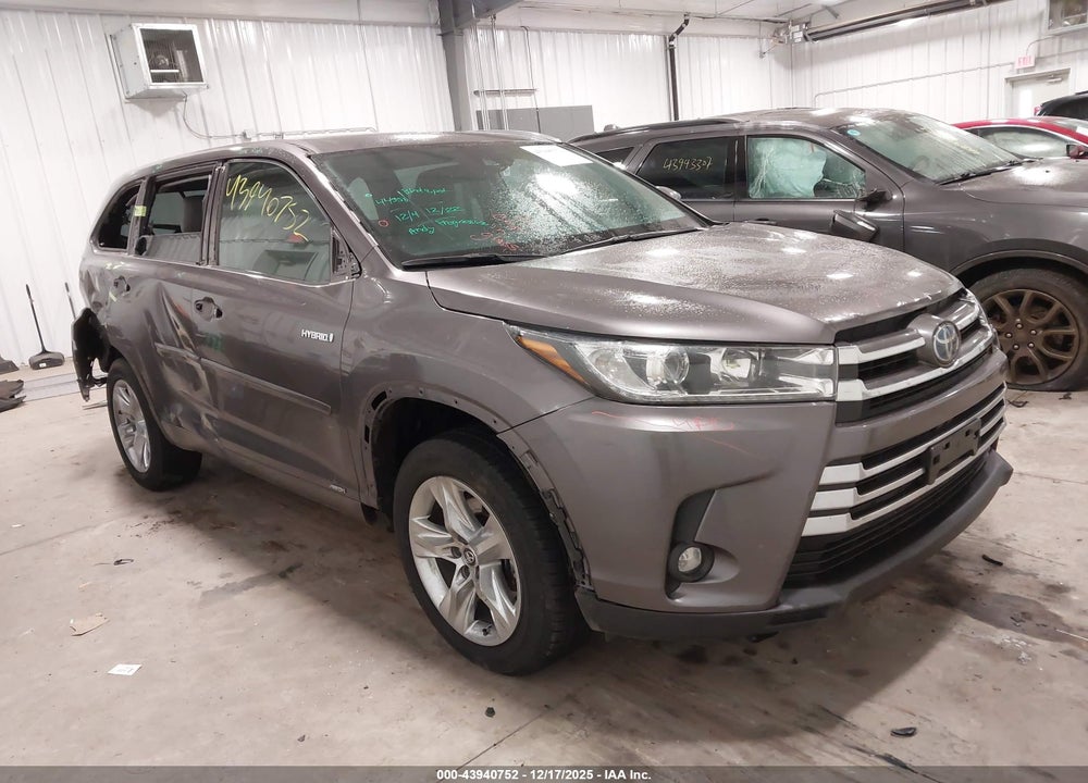 2019 TOYOTA HIGHLANDER HYBRID LIMITED VIN: 5TDDGRFH4KS057123