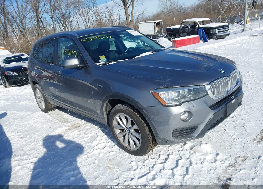 2017 BMW X3 XDRIVE28I VIN: 5UXWX9C31H0W75334