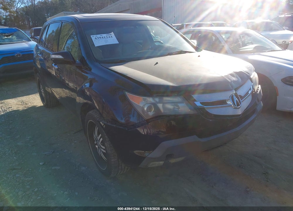 2008 ACURA MDX VIN: 2HNYD28268H551737