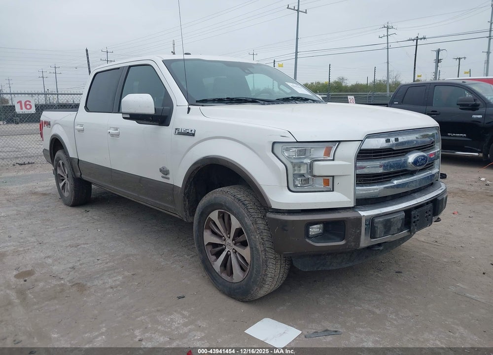 2015 FORD F-150 KING RANCH VIN: 1FTEW1EG2FFA10003