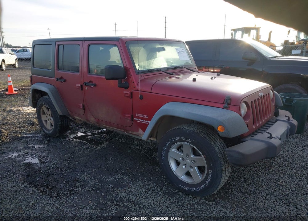 2011 JEEP WRANGLER UNLIMITED SPORT VIN: 1J4BA3H13BL550809