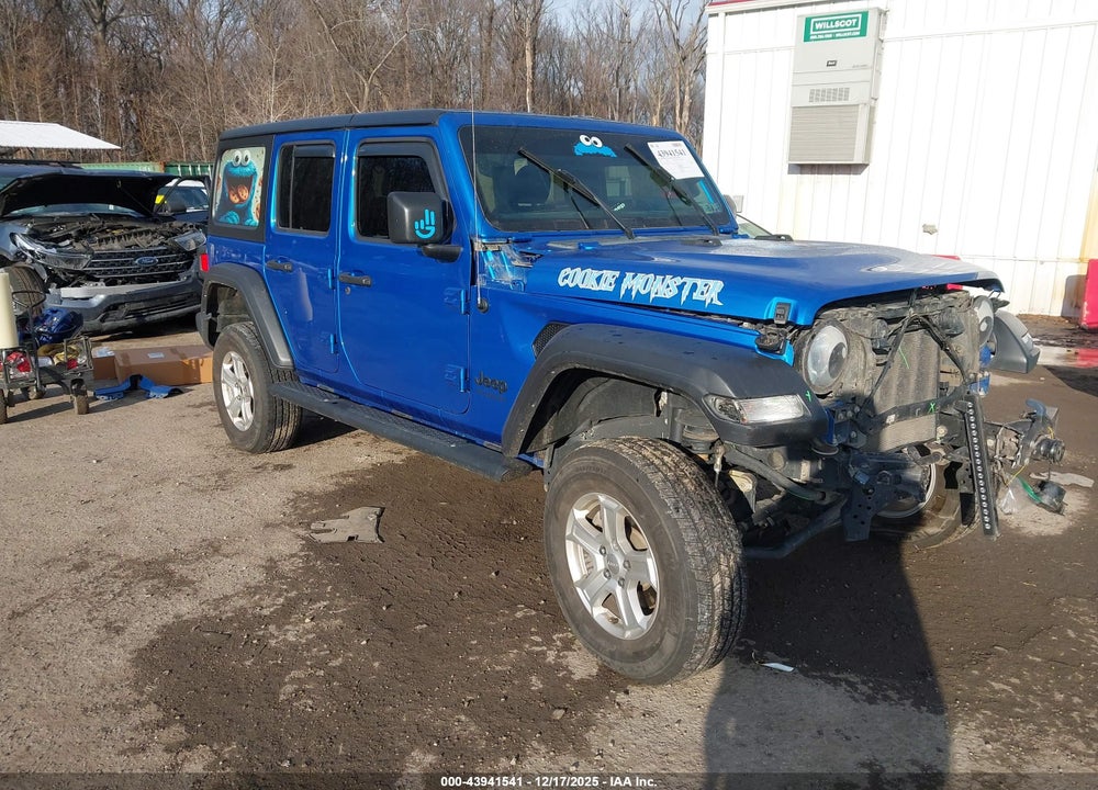 2022 JEEP WRANGLER UNLIMITED SPORT S 4X4 VIN: 1C4HJXDG1NW236337