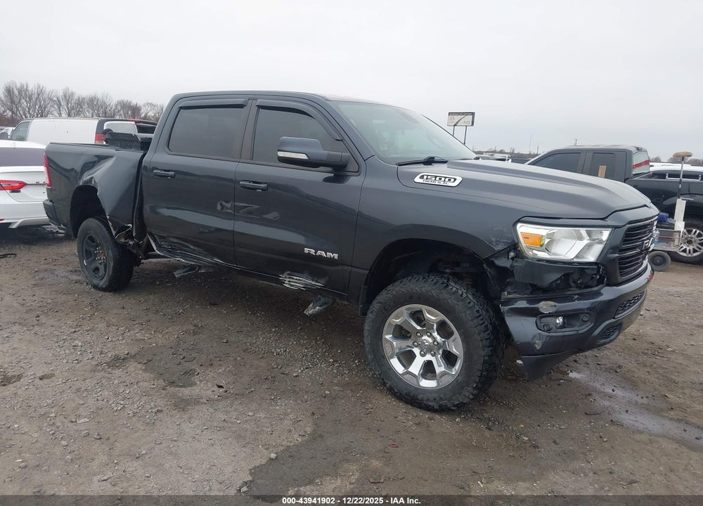 2019 RAM 1500 BIG HORN/LONE STAR  4X4 5'7 BOX VIN: 1C6SRFFT4KN695096