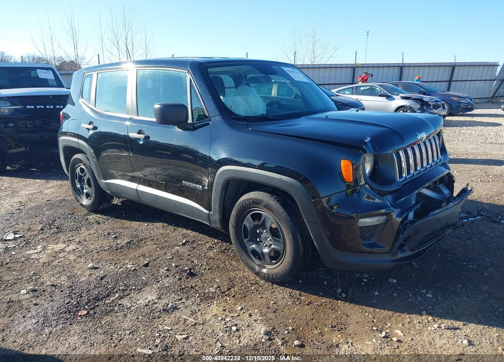 2019 JEEP RENEGADE SPORT FWD VIN: ZACNJAAB2KPK11512