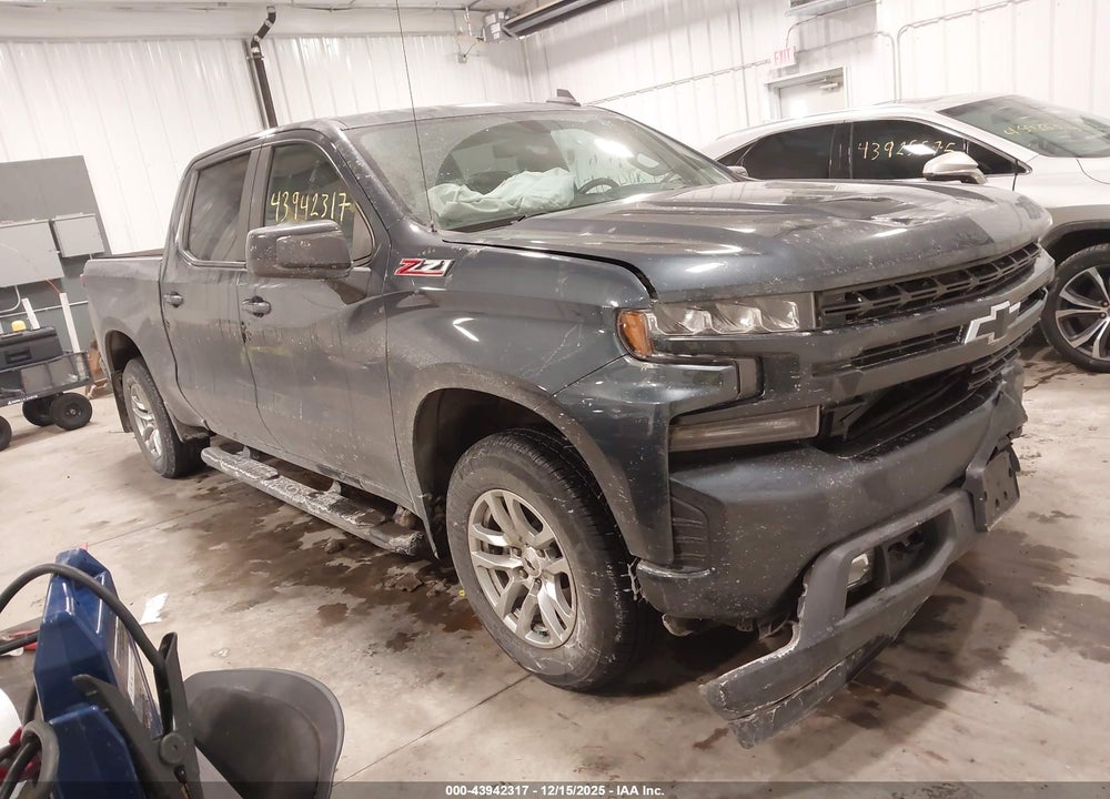 2021 CHEVROLET SILVERADO 1500 4WD  SHORT BED RST VIN: 3GCUYEEDXMG128993