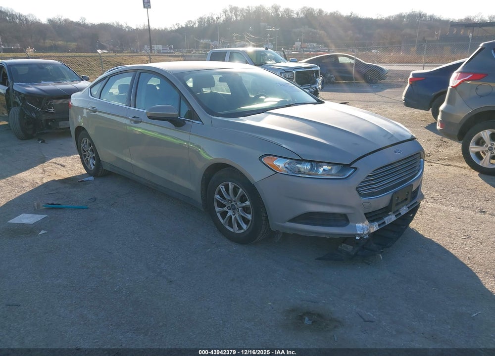2016 FORD FUSION S VIN: 3FA6P0G78GR165593