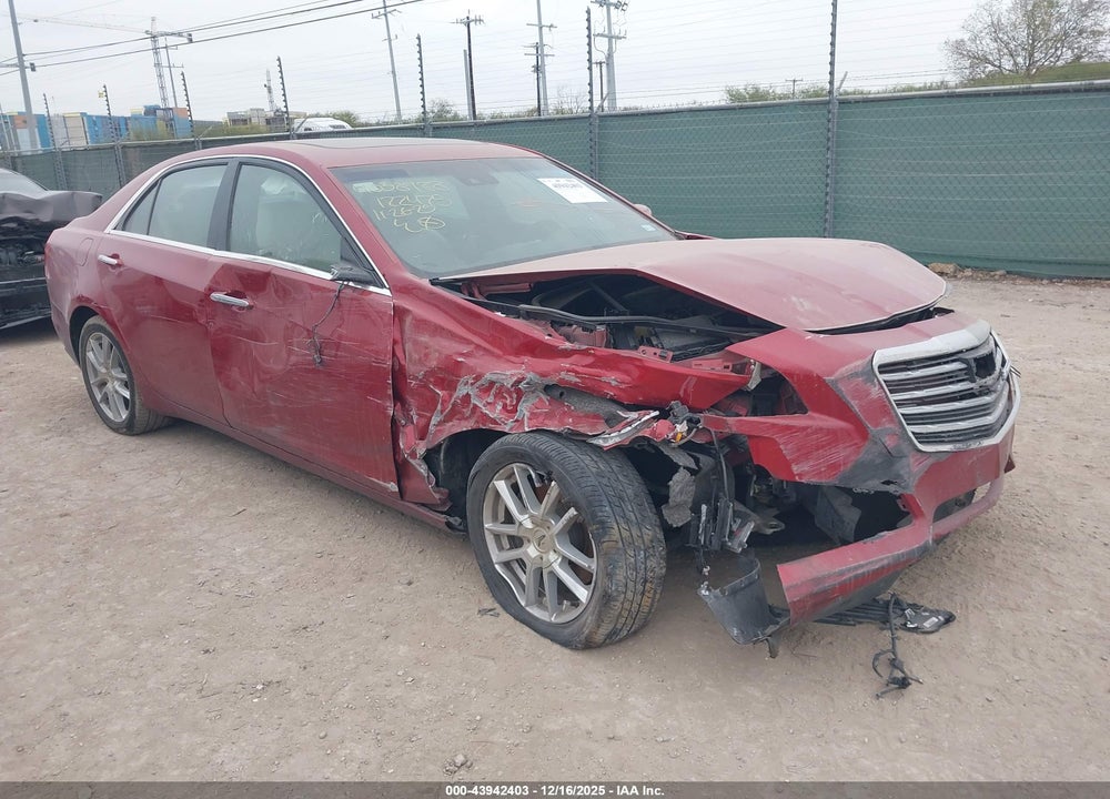 2019 CADILLAC CTS LUXURY VIN: 1G6AX5SX1K0122475