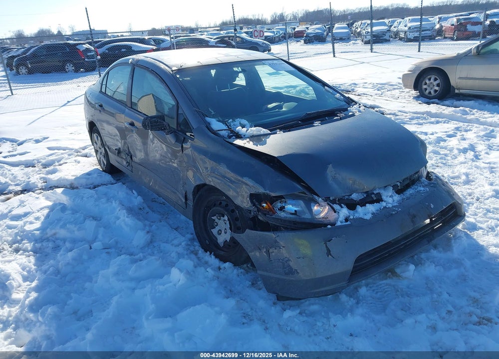 2007 HONDA CIVIC LX VIN: 1HGFA16597L047456