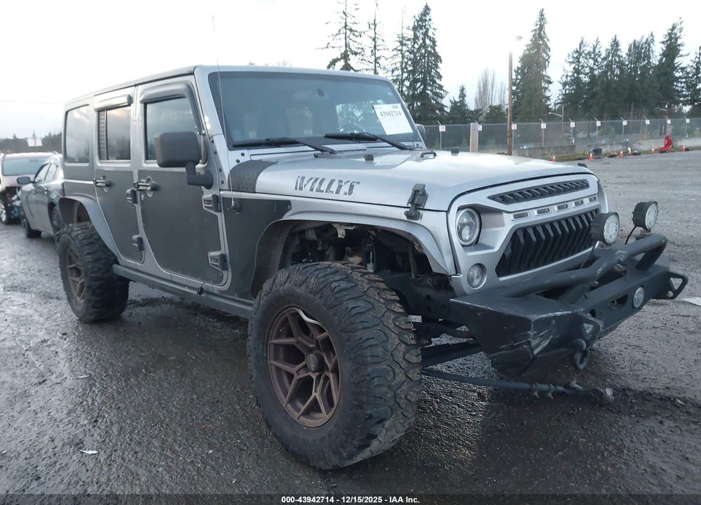 2014 JEEP WRANGLER UNLIMITED WILLYS WHEELER VIN: 1C4BJWDG3EL328065