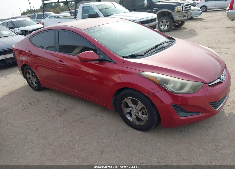 2014 HYUNDAI ELANTRA SE VIN: KMHDH4AE0EU203896
