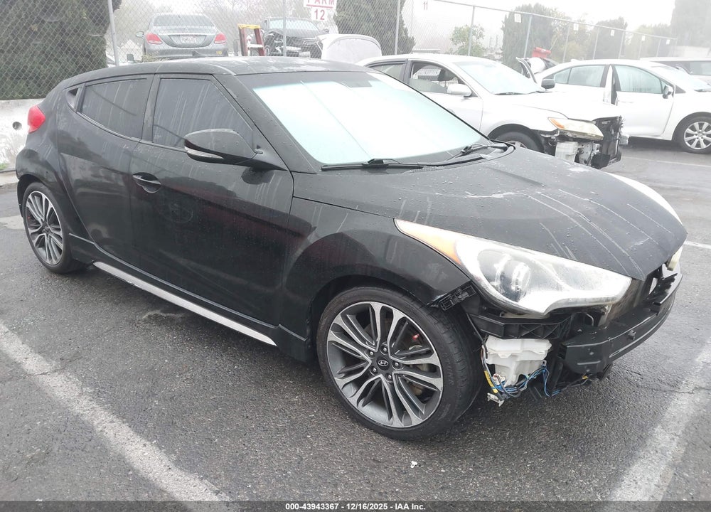 2016 HYUNDAI VELOSTER TURBO VIN: KMHTC6AE5GU286329
