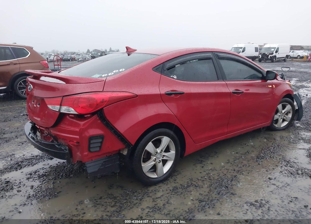 2013 HYUNDAI ELANTRA GLS VIN: KMHDH4AE9DU984917