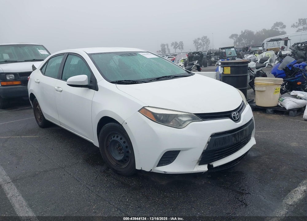 2015 TOYOTA COROLLA L VIN: 5YFBURHE8FP200270