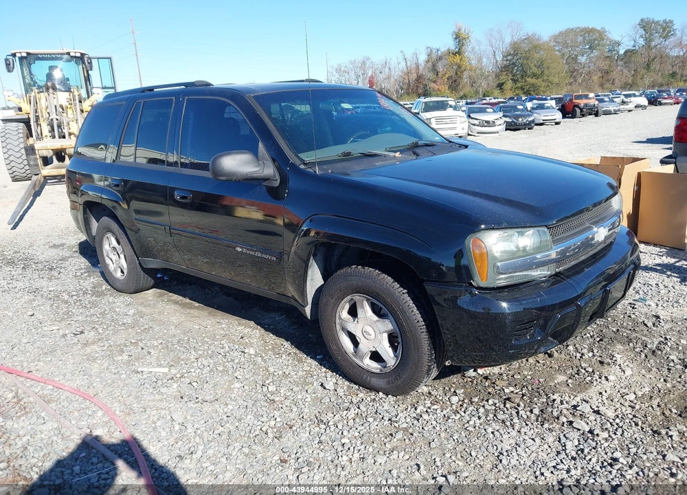2002 CHEVROLET TRAILBLAZER LS VIN: 1GNDT13S622431906