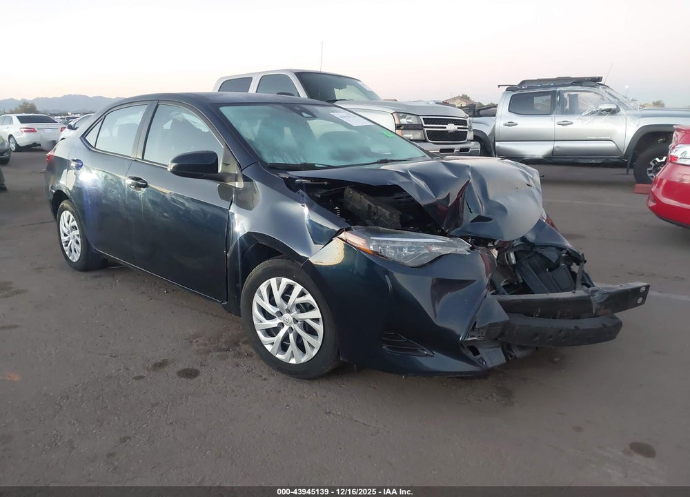 2019 TOYOTA COROLLA LE VIN: 2T1BURHE1KC144487