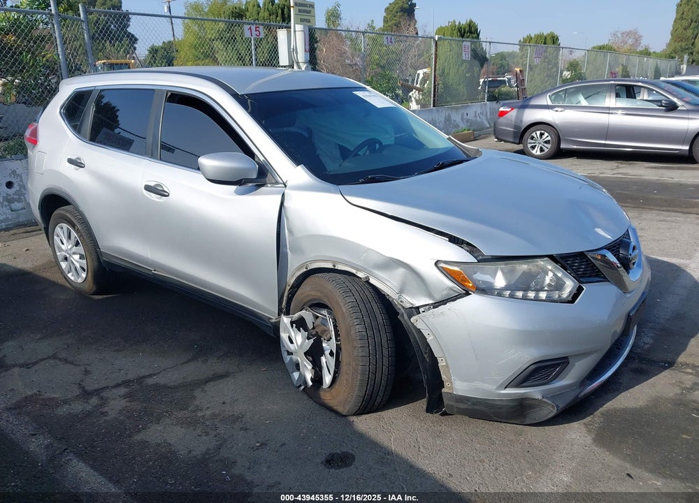 2016 NISSAN ROGUE S VIN: KNMAT2MT6GP653056