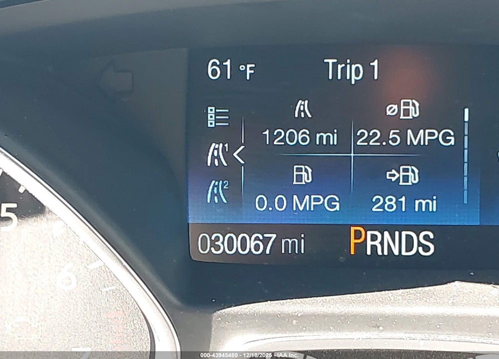 2019 FORD ESCAPE S VIN: 1FMCU0F77KUB00965