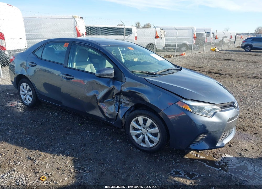 2016 TOYOTA COROLLA LE VIN: 5YFBURHE1GP513551