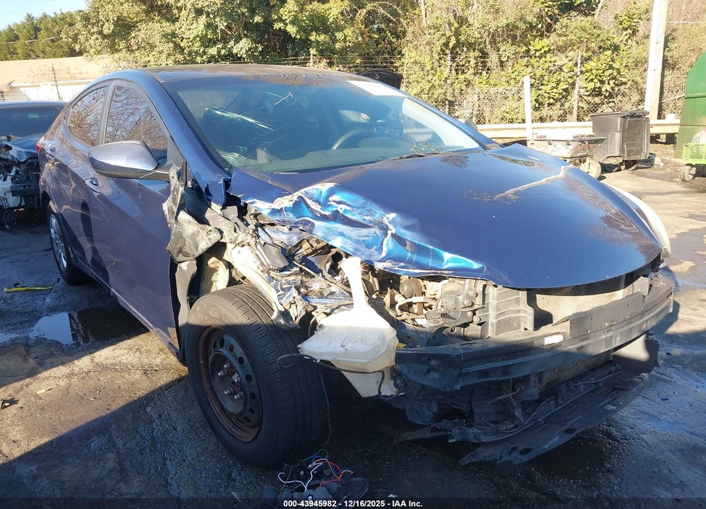 2016 HYUNDAI ELANTRA SE VIN: 5NPDH4AE0GH676862