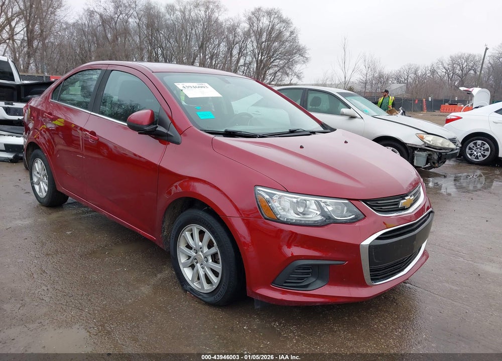 2018 CHEVROLET SONIC LT AUTO VIN: 1G1JD5SHXJ4137801