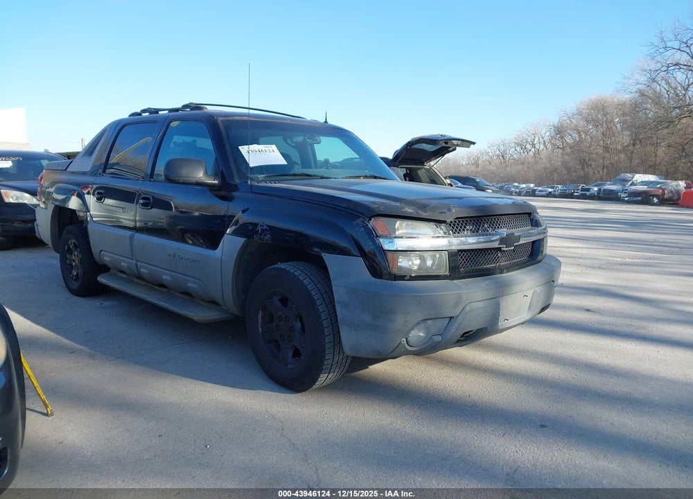 2002 CHEVROLET AVALANCHE 1500 VIN: 3GNEK13T72G276239