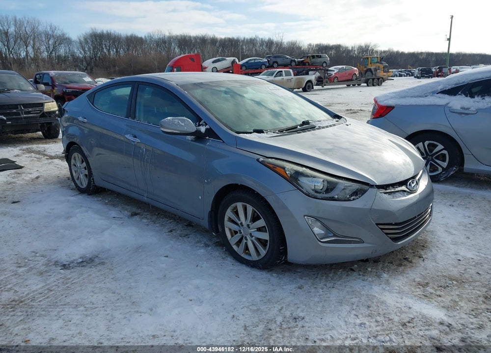 2015 HYUNDAI ELANTRA LIMITED VIN: 5NPDH4AE9FH615122