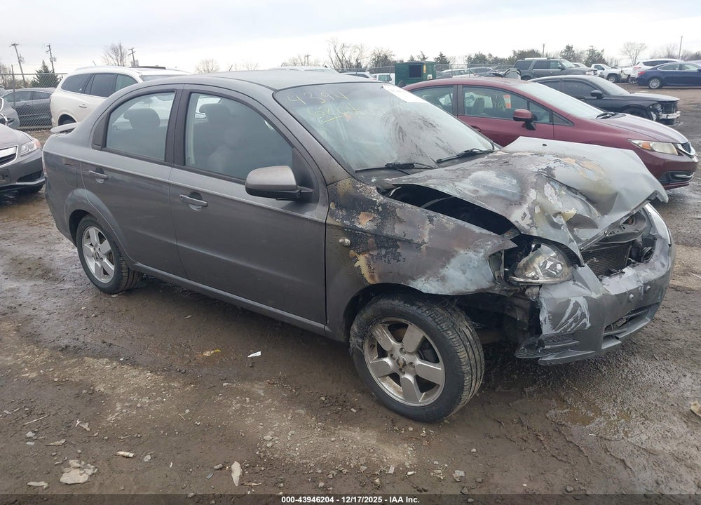 2008 CHEVROLET AVEO LS VIN: KL1TD56648B066651