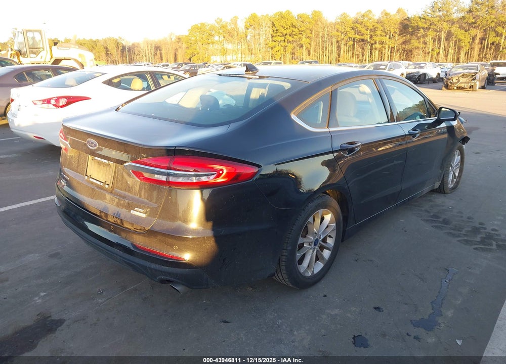 2019 FORD FUSION SE VIN: 3FA6P0HD9KR279096