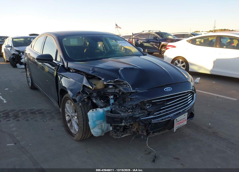 2019 FORD FUSION SE VIN: 3FA6P0HD9KR279096