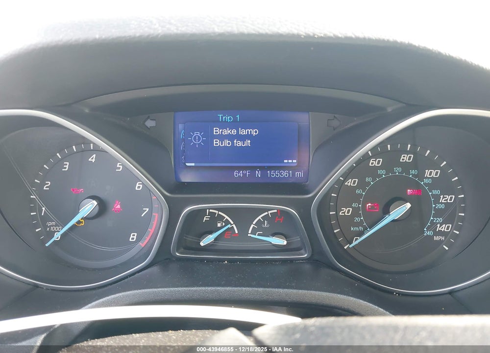 2013 FORD FOCUS SE VIN: 1FADP3K25DL129956