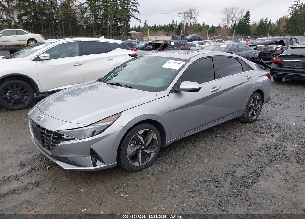 2021 HYUNDAI ELANTRA SEL VIN: 5NPLN4AG5MH042075