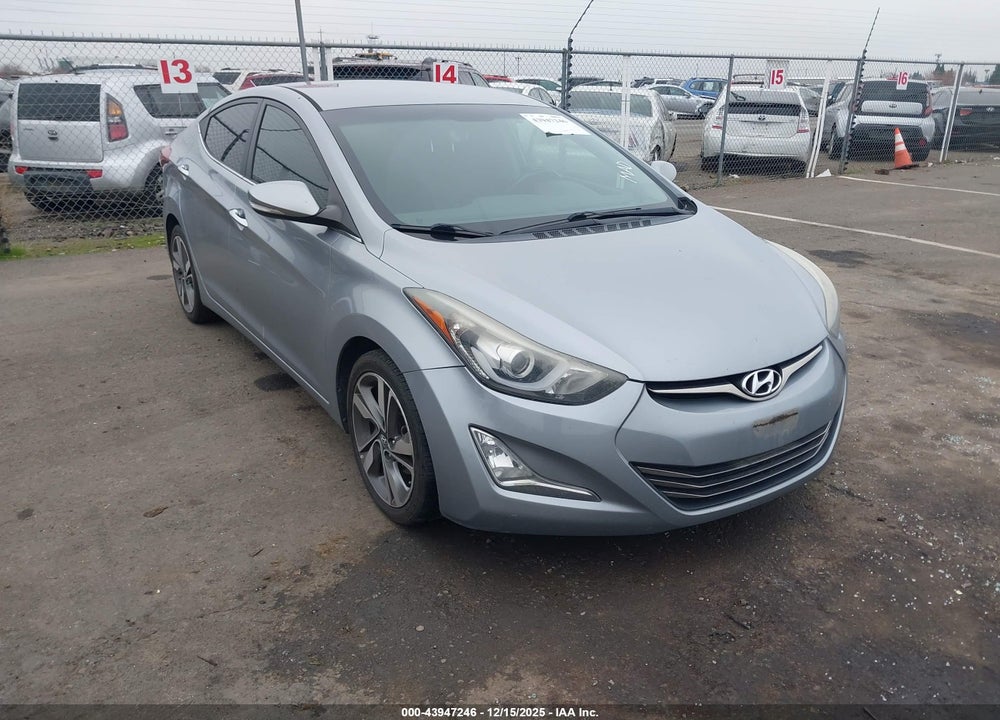 2015 HYUNDAI ELANTRA LIMITED VIN: 5NPDH4AEXFH551835
