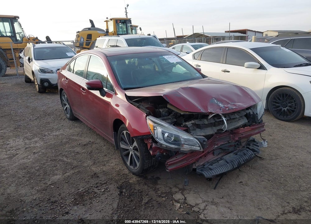 2015 SUBARU LEGACY 2.5I LIMITED VIN: 4S3BNBL64F3015100