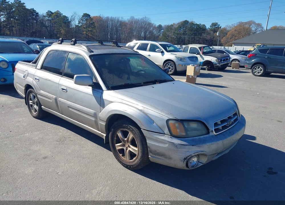 2003 SUBARU BAJA VIN: 4S4BT61C837102701