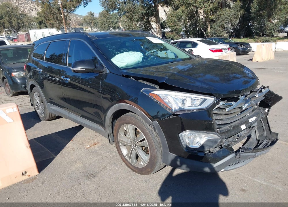 2016 HYUNDAI SANTA FE LIMITED VIN: KM8SR4HFXGU132163