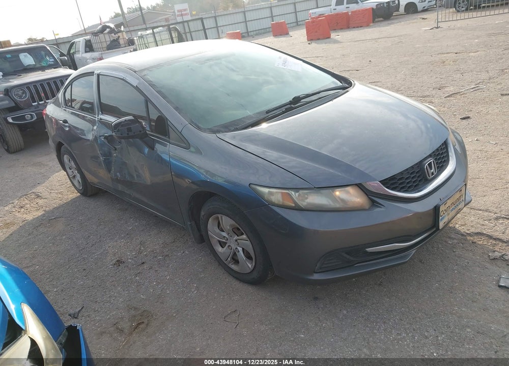 2013 HONDA CIVIC LX VIN: 2HGFB2F58DH504818