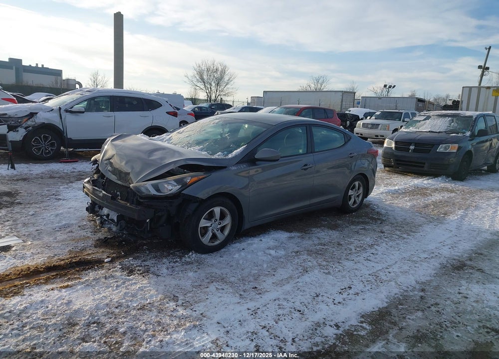 2014 HYUNDAI ELANTRA SE VIN: 5NPDH4AE7EH489759