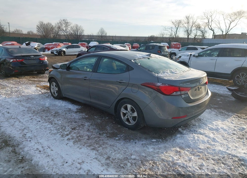 2014 HYUNDAI ELANTRA SE VIN: 5NPDH4AE7EH489759