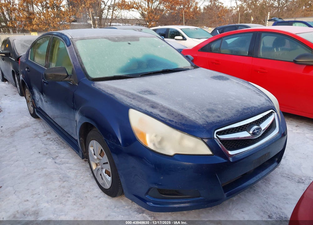 2011 SUBARU LEGACY 2.5I VIN: 4S3BMCA60B3252351