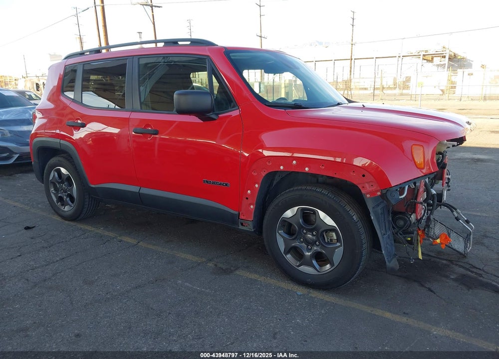 2018 JEEP RENEGADE SPORT FWD VIN: ZACCJAAB8JPG69970