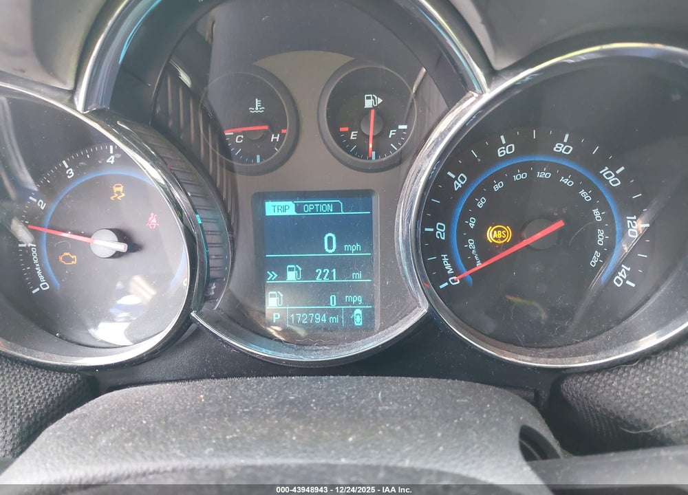 2013 CHEVROLET CRUZE 1LT AUTO VIN: 1G1PC5SB8D7194395